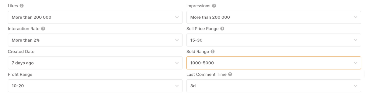 AutoDS product finding smart filters