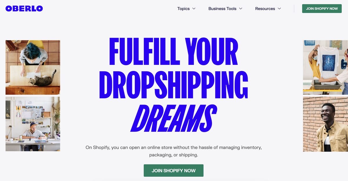 Oberlo Chrome Extension For Shopify product research