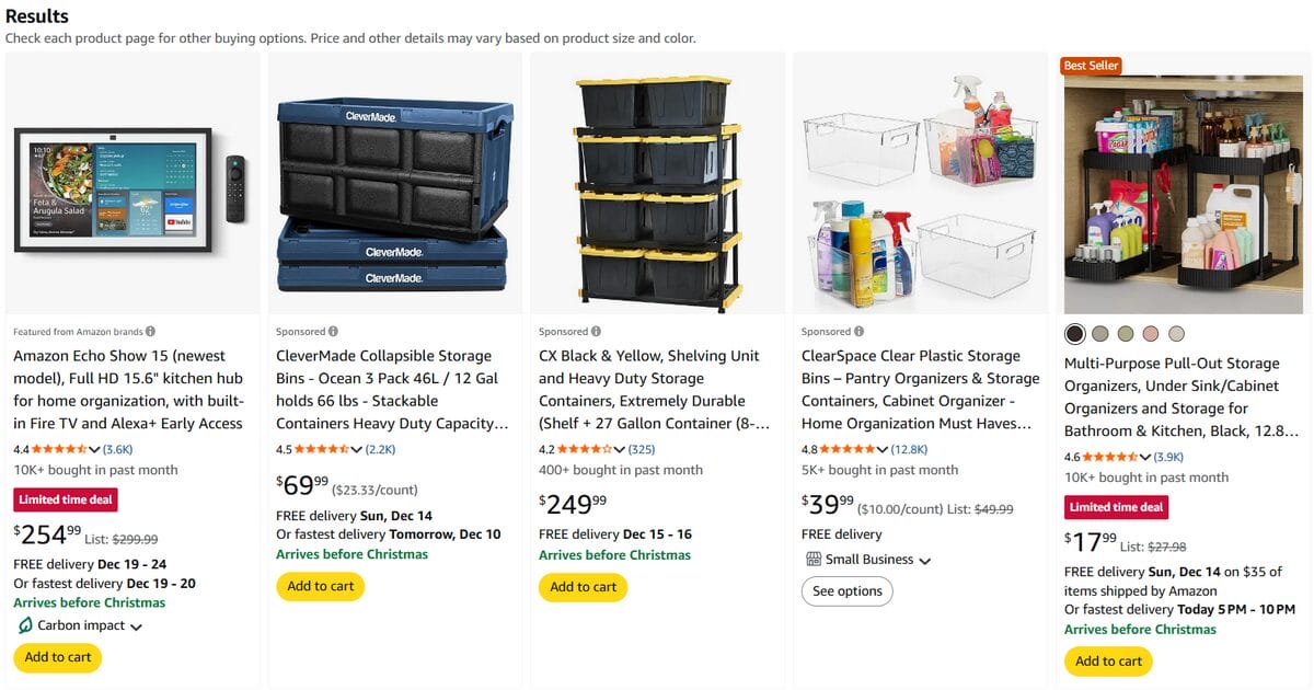 Home organization Amazon trending niches product research in 2026