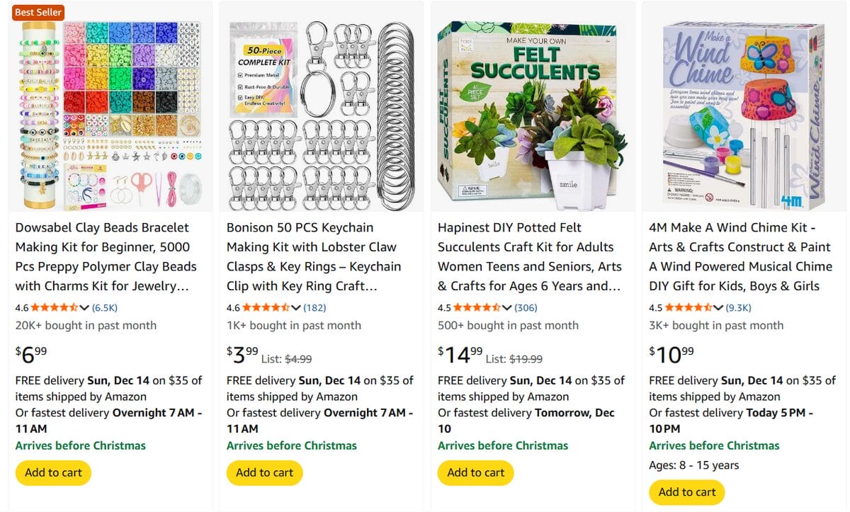 Amazon crafting and DIY trending micro niches for 2026 product research