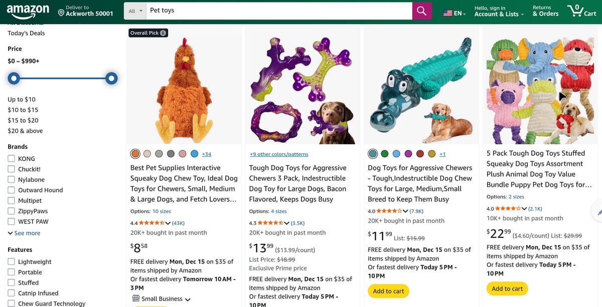 pet toys best dropshipping products to sell on amazon