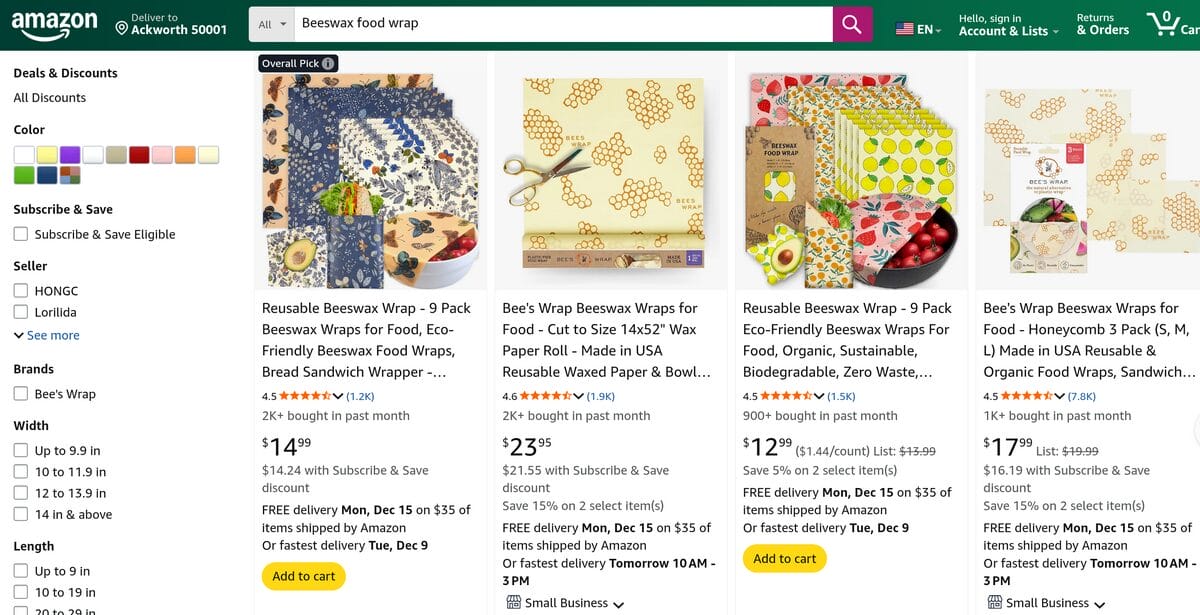 Amazon ecofriendly household products for dropshipping