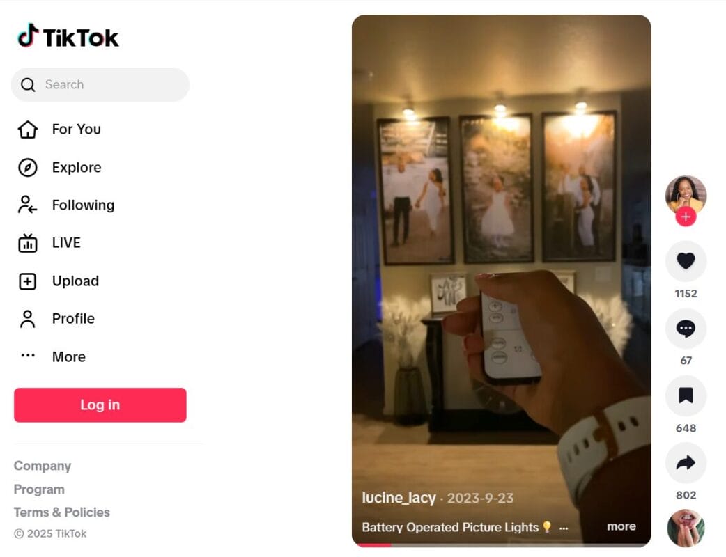 Magnetic Remote Dimmable Lights best products to dropship January 2026 TikTok ad