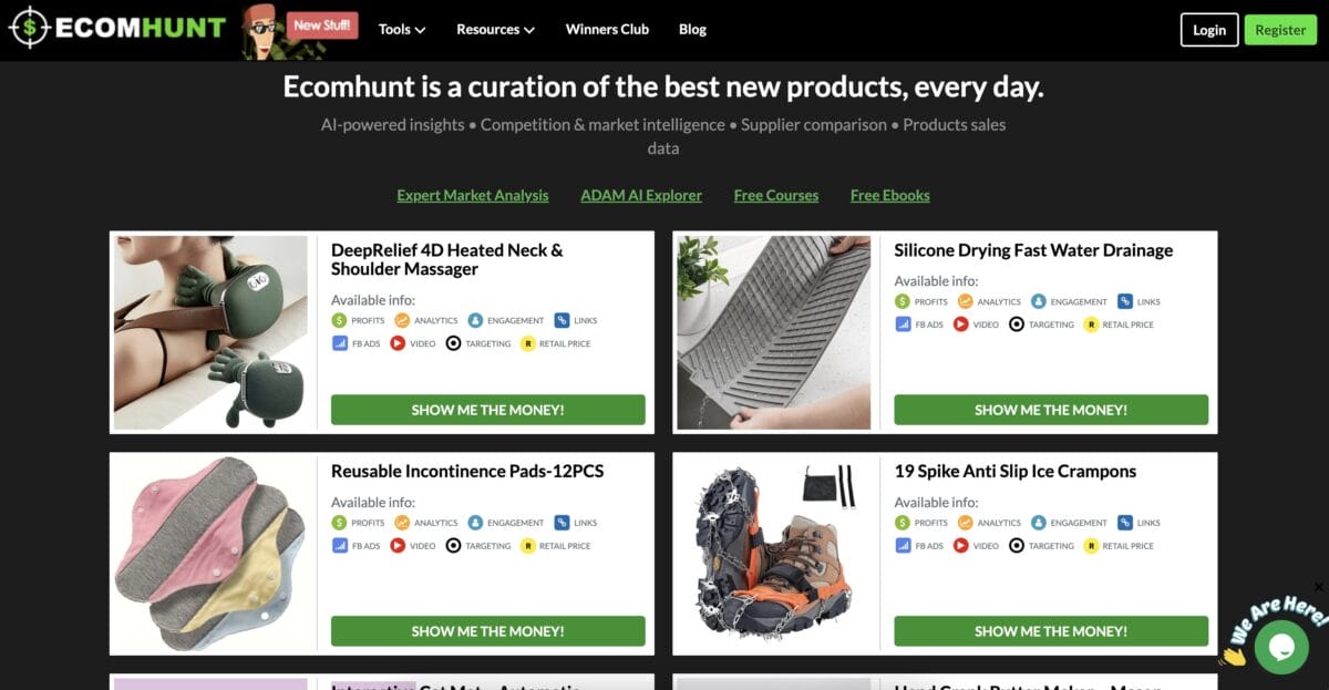 EcomHunt, one of the Dropispy alternatives
