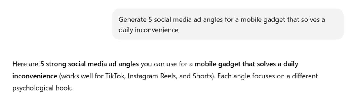 ChatGPT marketing prompts for dropshipping entrepreneurs