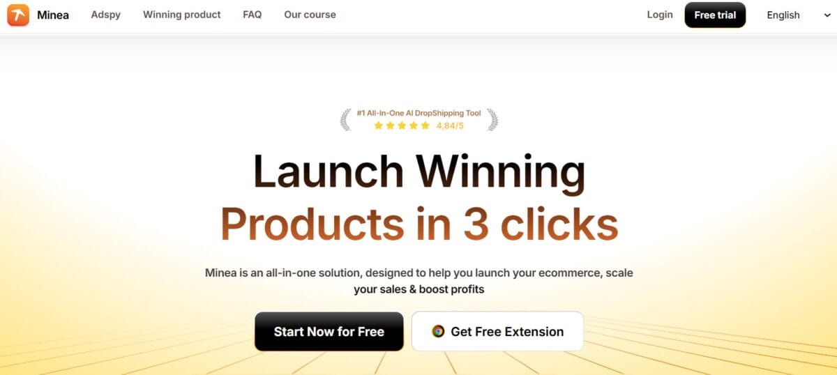 Minea alternativas for dropshipping looking for product research tools