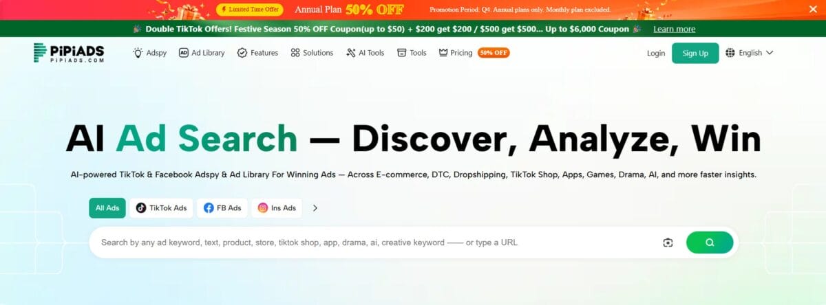 PiPiAds Minea alternative for dropshippers