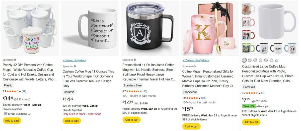 Custom ceramic mugs best POD products 2026