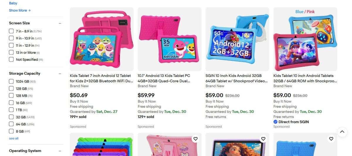 Dropshipping kids toys best products interactive learning tablets