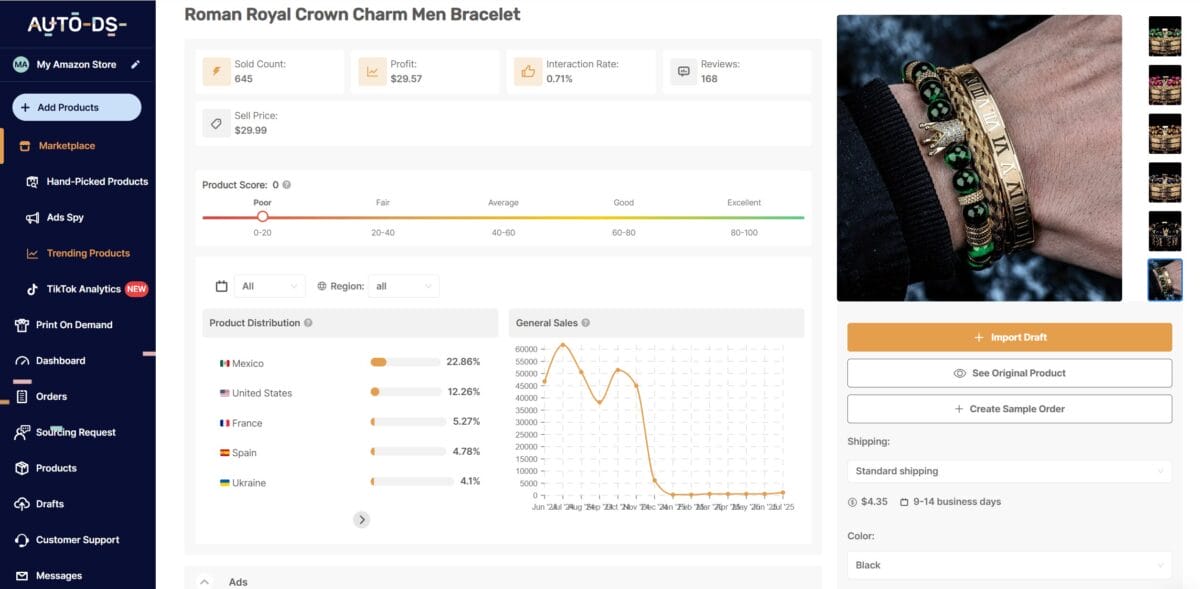 men's jewelry dropshipping from autods trending products