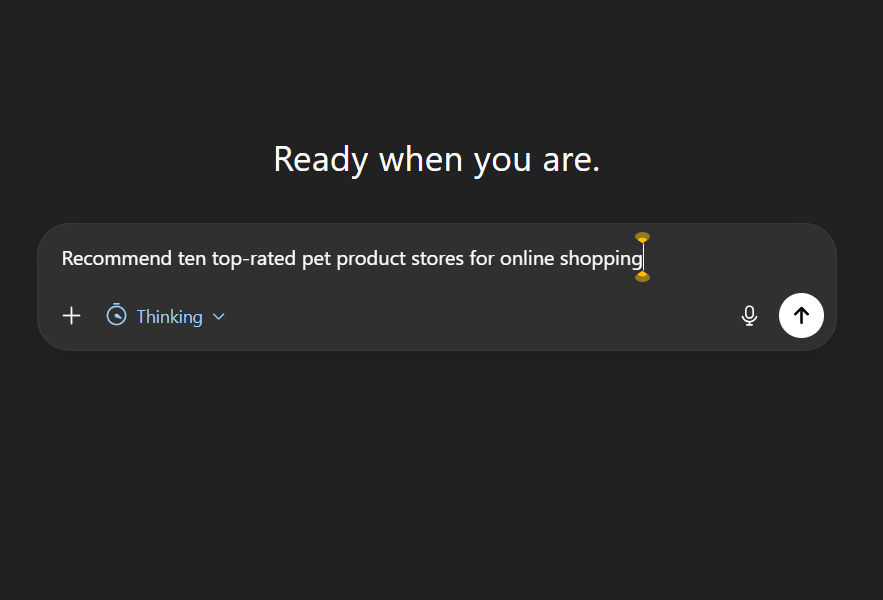 ChatGPT product recommendations