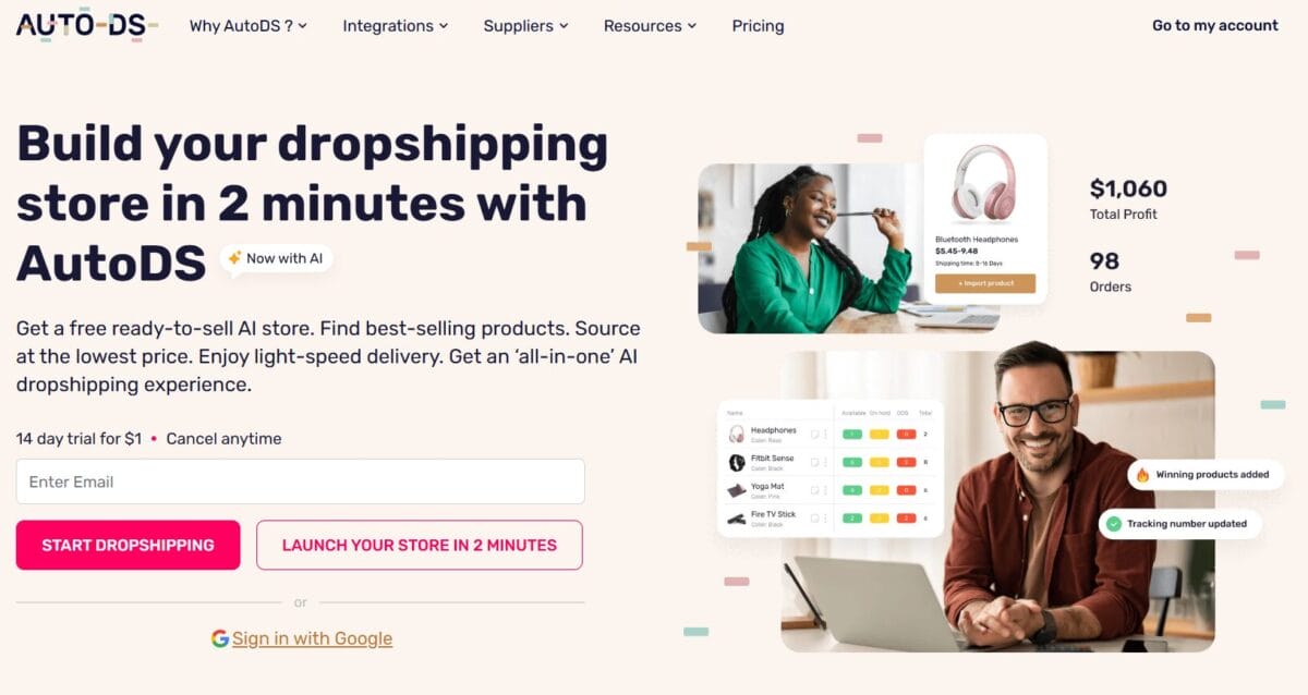 AutoDS Facilitates getting your products recommended by ChatGPT