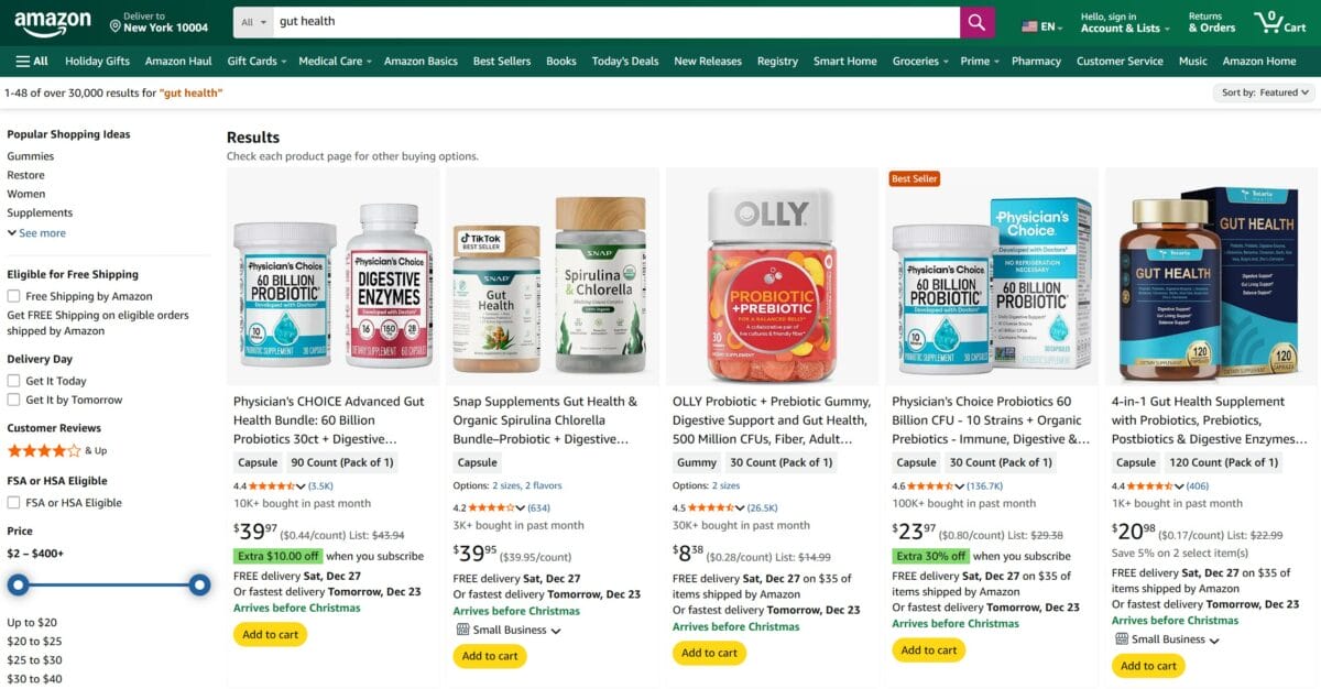 Amazon as a dropship supplements selling channel