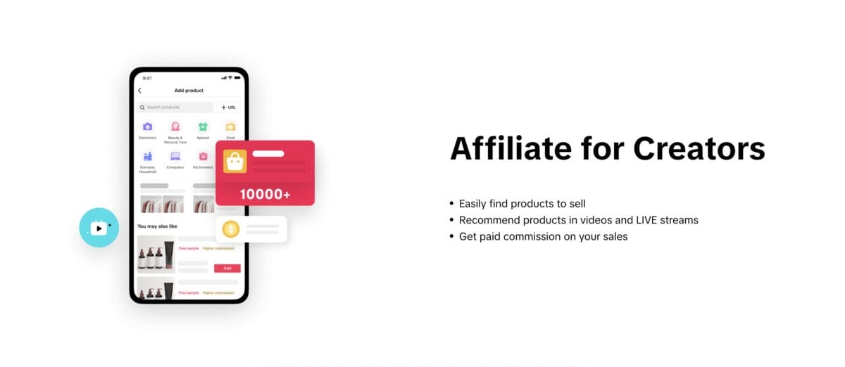 Role of creators in the TikTok Shop Affiliate Program