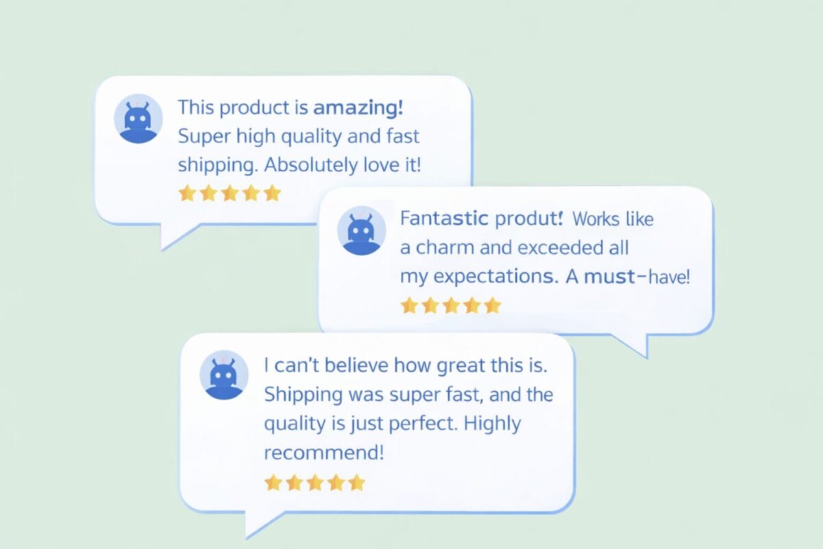 AI-reviews for e-commerce