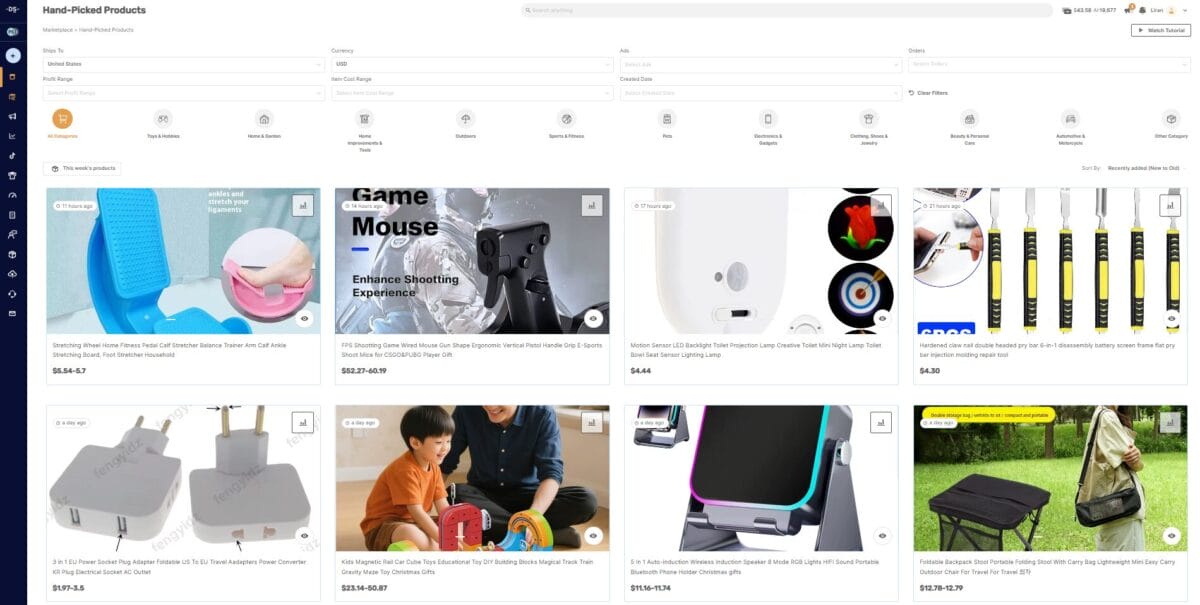 AutoDS helps dropshippers find winning products for WordPress dropshipping