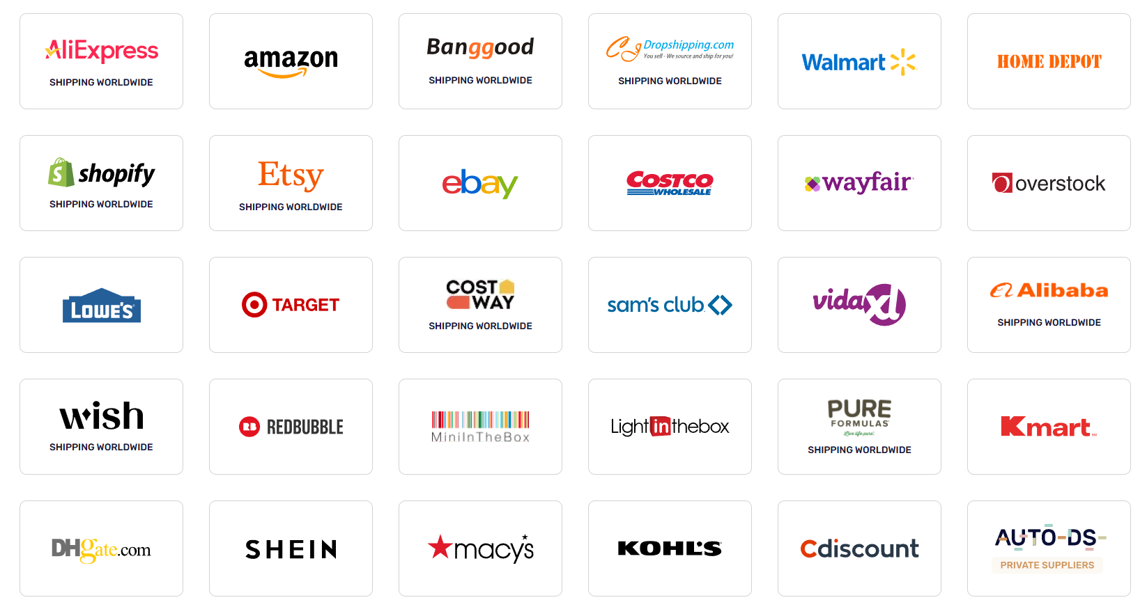 AutoDS provides quality private & Global suppliers