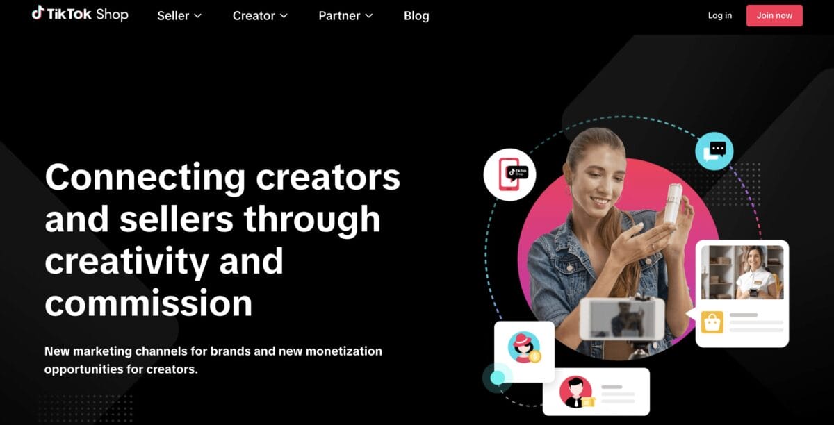 TikTok Shop Affiliate Program official website