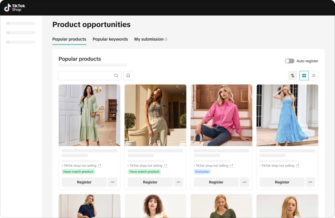 Connect products to your account to make money as a TikTok Shop Affiliate
