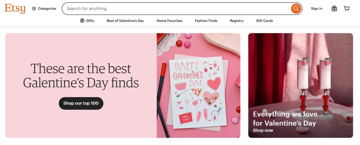 Etsy marketplace web to sell and dropship