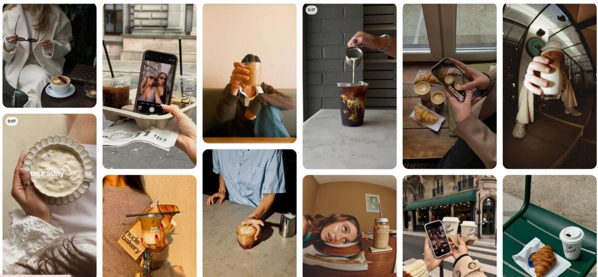 coffee dropshipping influencer pinterest style marketing