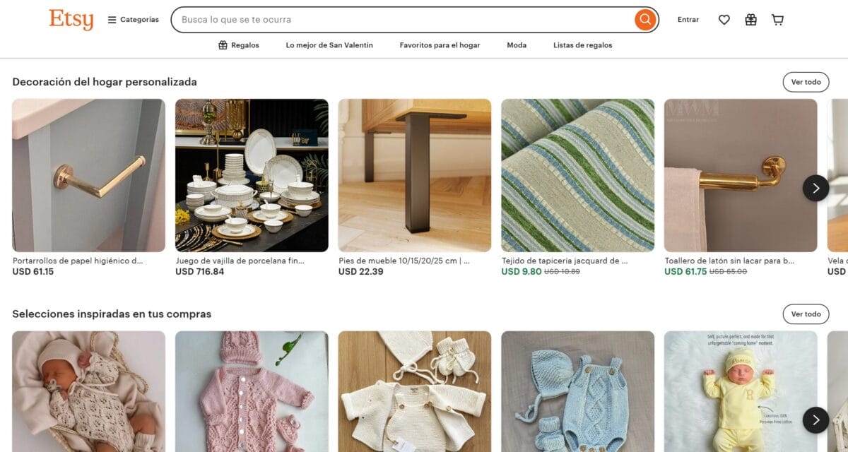 hacer dropshipping en Etsy