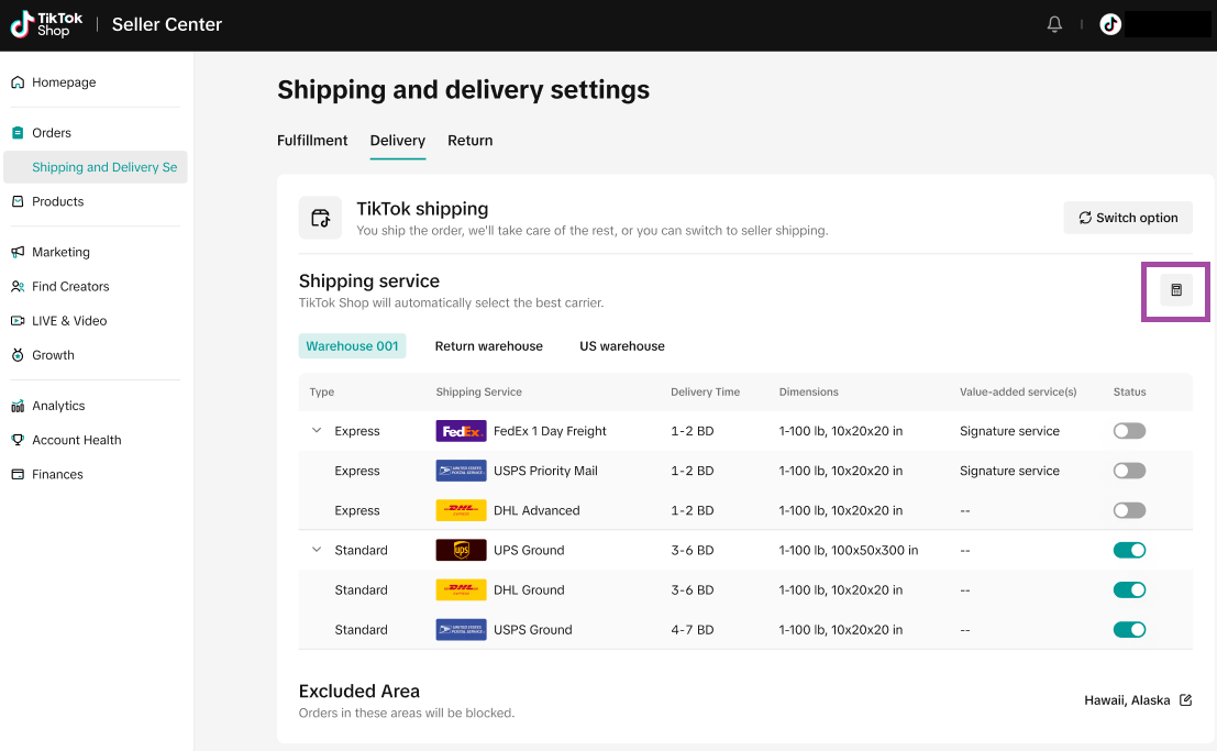 Shipping and Fulfillment on TikTok Shop