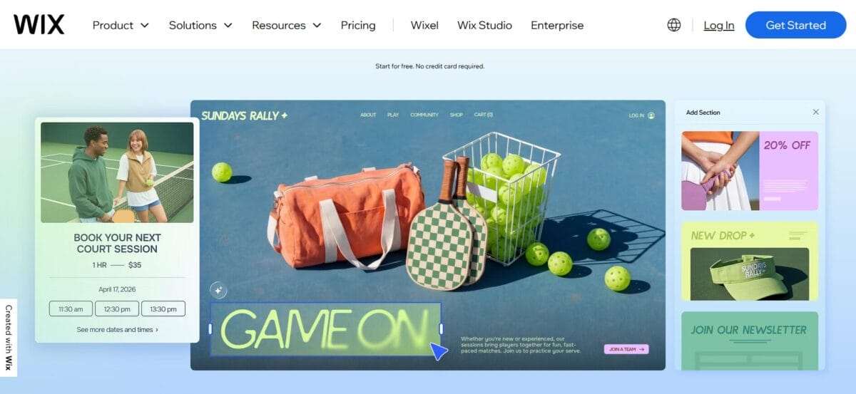 Wix platform website builder best for dropshipping