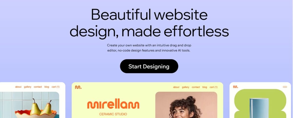 Wix ease of use for dropshippers in 2026