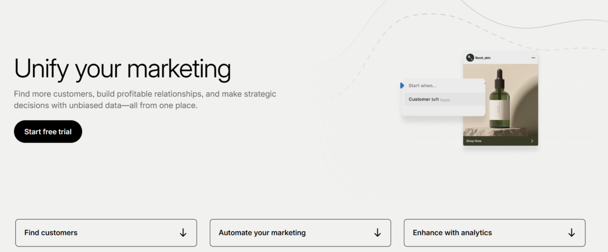 Shopify marketing tools for dropshippress