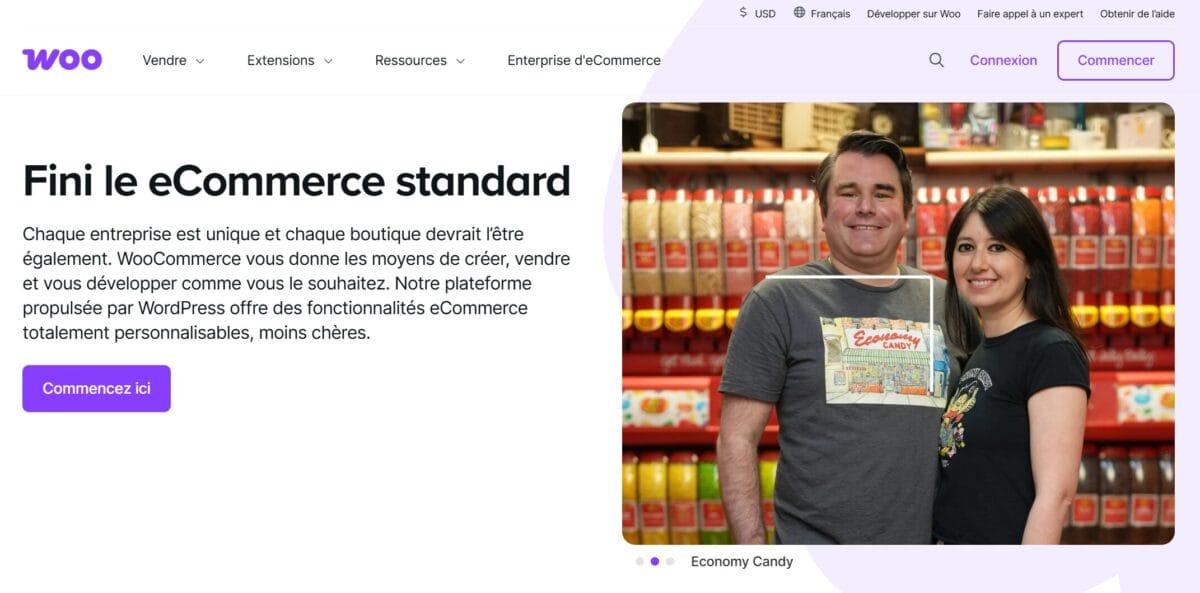 WooCommerce pour les boutiques en ligne