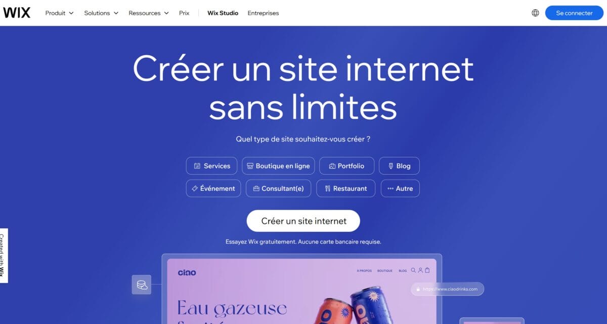 Wix pour les propriétaires de boutiques e-commerce
