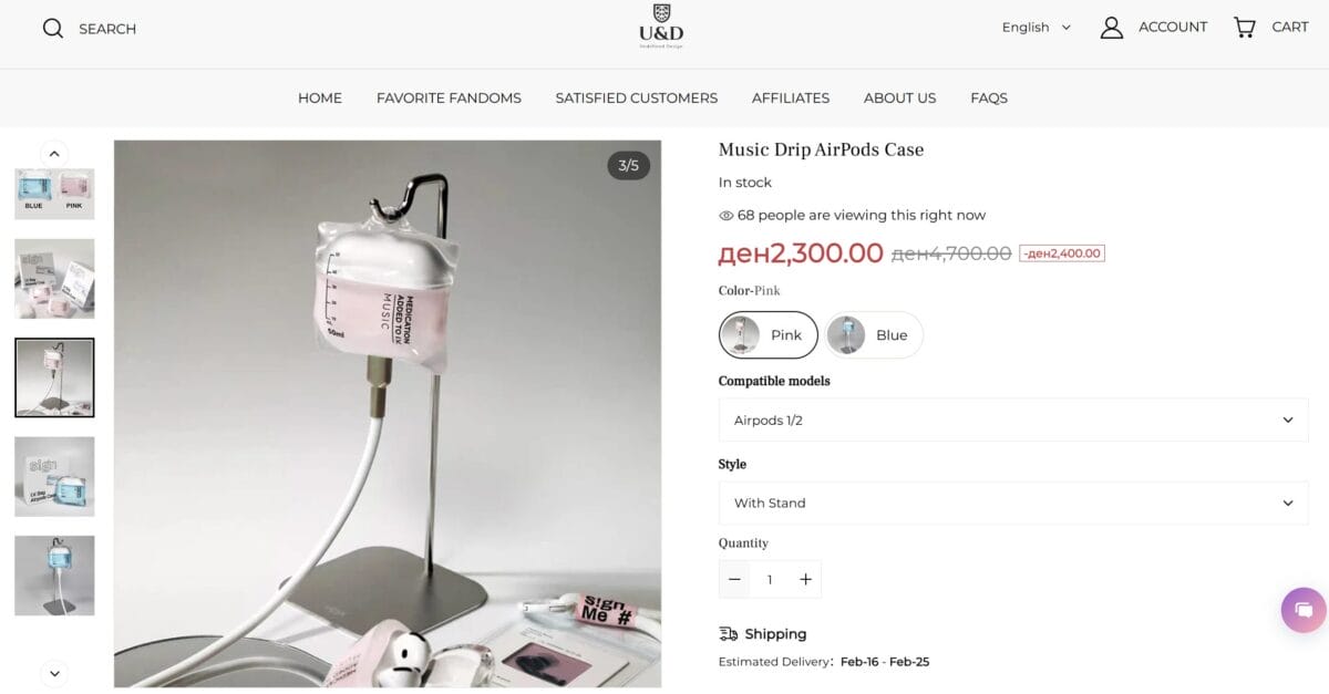 Airpods Drip Blood Bag Earphone Case website seller