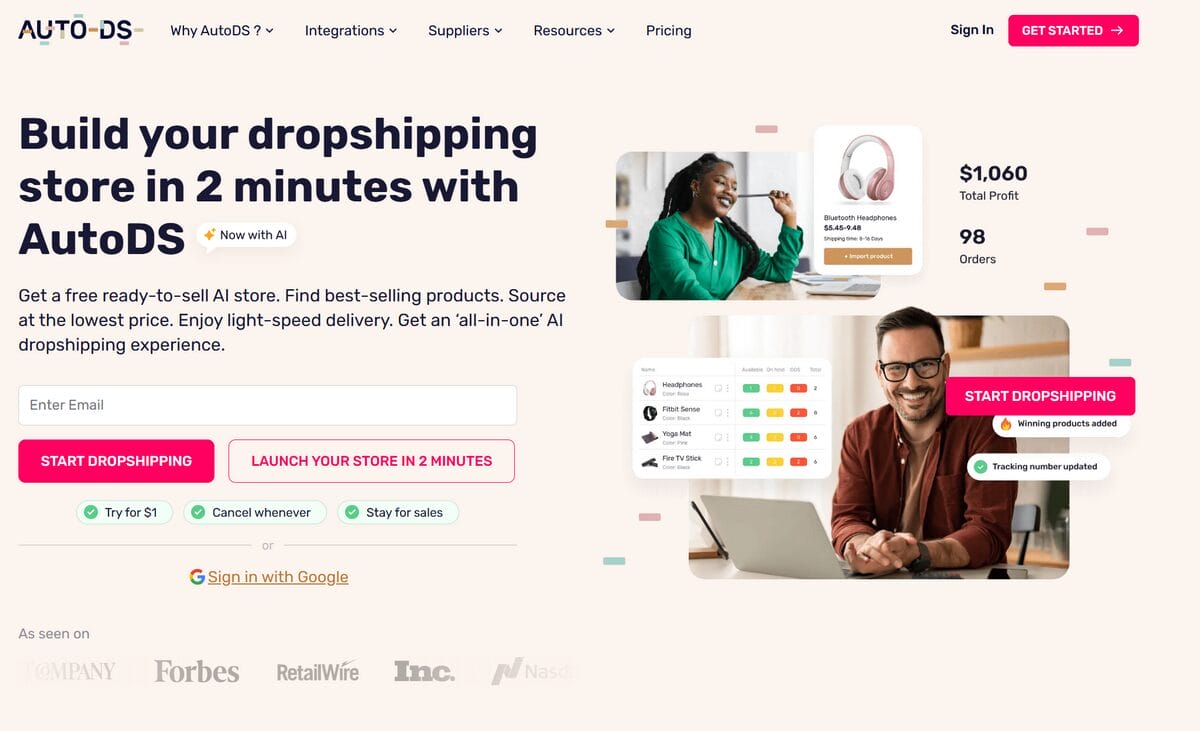 AutoDS protects ecommerce stores from AI scraping bots