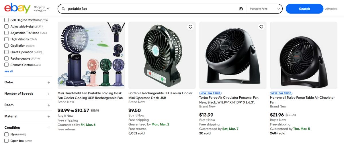 inventory planning for march dropshipping on ebay