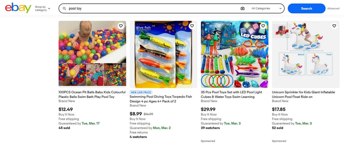 peak products to sell on ebay may