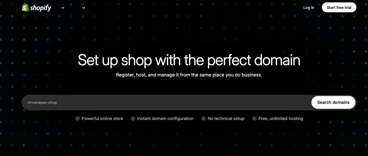 Shopify's domain services to reduce Shopify dropshipping costs 2026