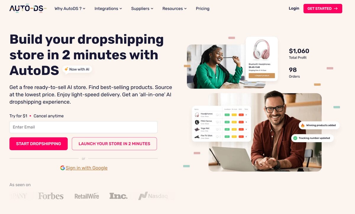 How AutoDS Connects to BigCommerce and Shopify