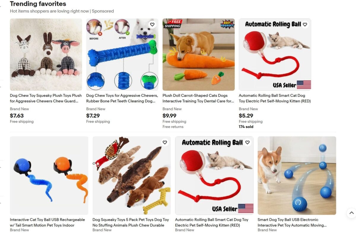 pet supplies best dropshipping niches