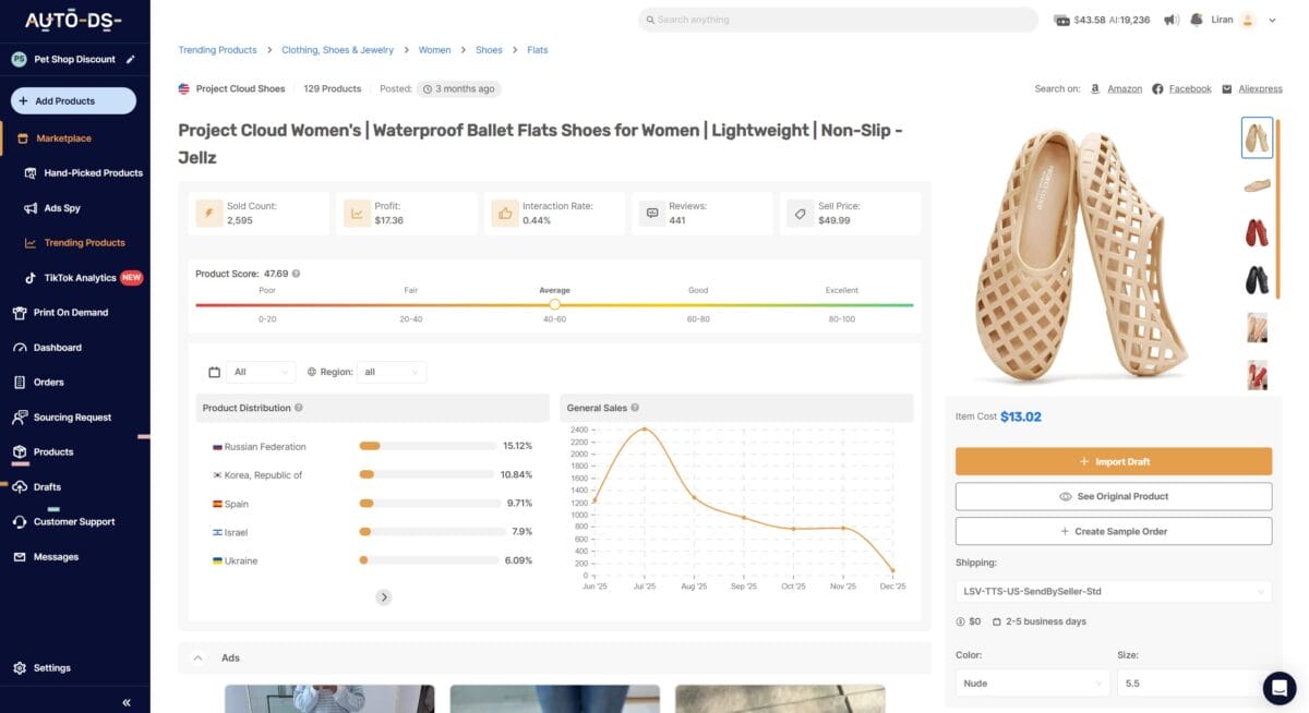 product research for dropshipping