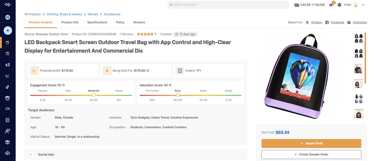 Electronic Gadgets dropshipping niche