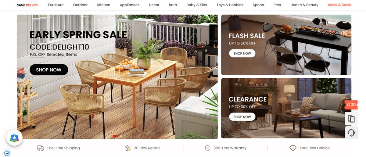 Costway fastest dropshipping suppliers