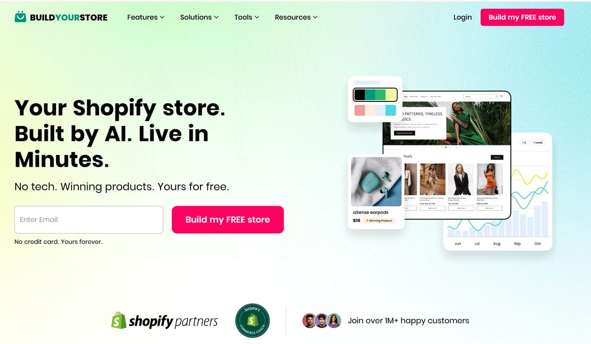 BuildYourStore AI store builder
