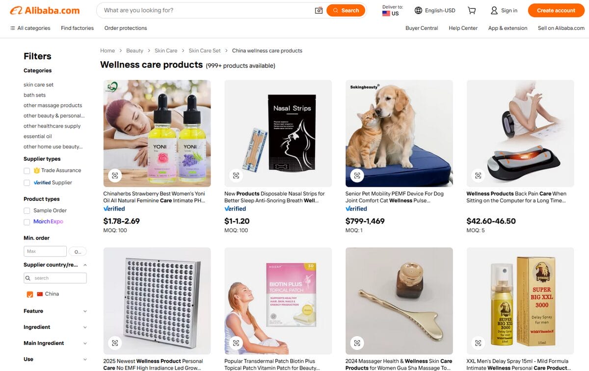 Welness & Self Care Products niche