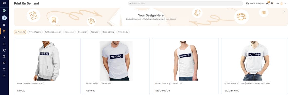 Leverage AutoDS Print On Demand Feature