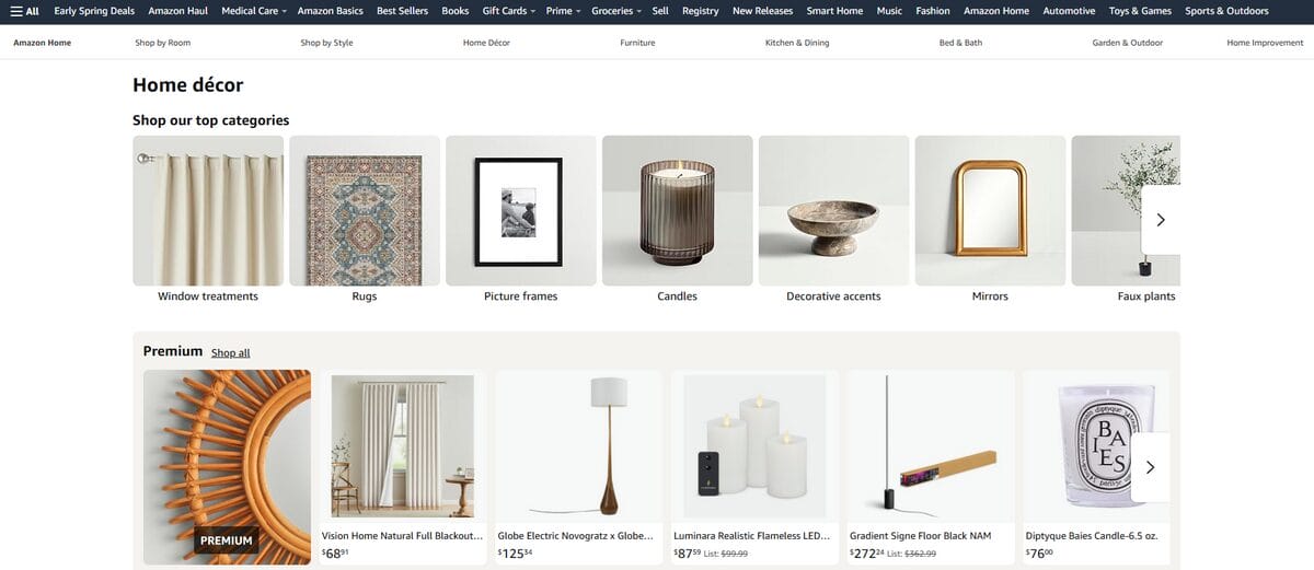 Home decor products to sell on Amazon