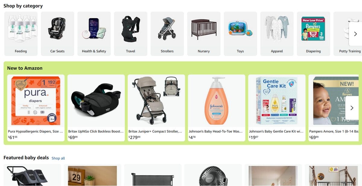 Baby products to sell on Amazon