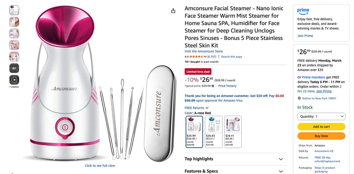 Facial Steamer