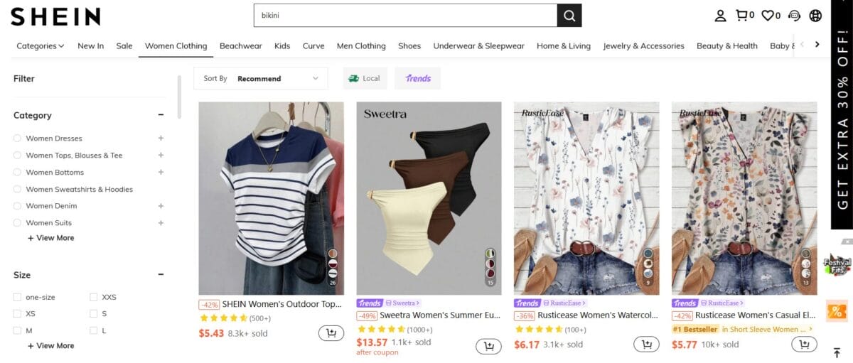 How to sell shein clothes