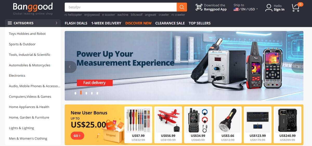 Banggood dropship supplier